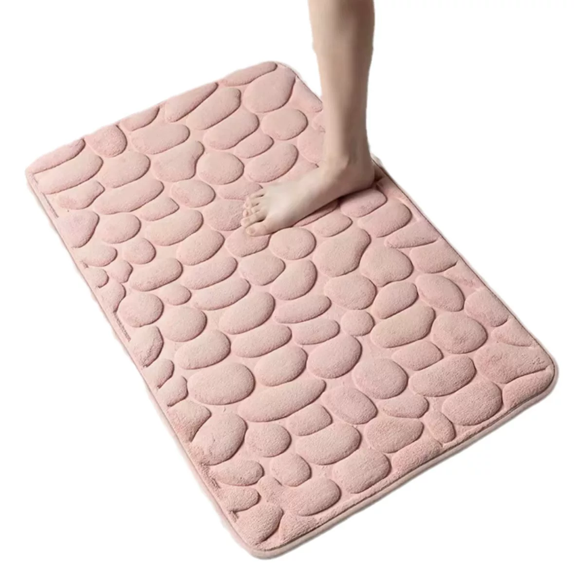 Cross-border pebble embossed floor MATS, anti-slip foot MATS for the entrance and bathroom, best-selling bathroom absorbent carpets, factory direct supply