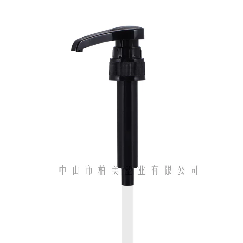 糖浆泵头按压头果糖果酱奶茶咖啡糖浆泵压嘴分装瓶子按压器配勺子