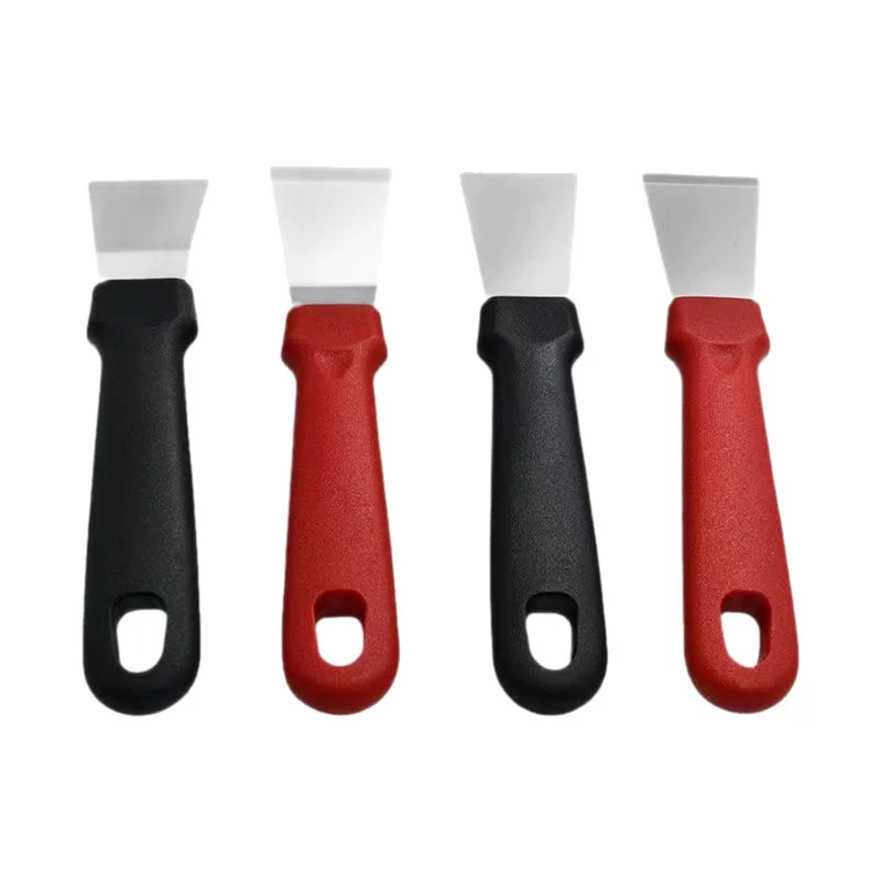 Multi-functional cleaning shovel for kitchen and household range hoods, a thickened stainless steel small shovel for removing grease and rust