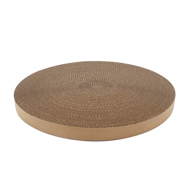Factory direct sales of circular cat scratchers, cat beds, bowl-shaped replacement core cat scratchers, claw sharpeners, cat claw basins, corrugated paper