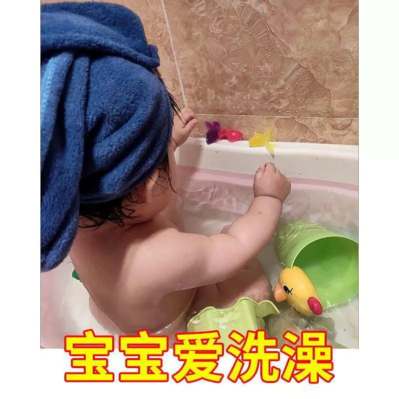 Floating fish-catching toys for babies, early education, children's water play, goldfish net bag, silicone small fish, soft rubber animal children's toys
