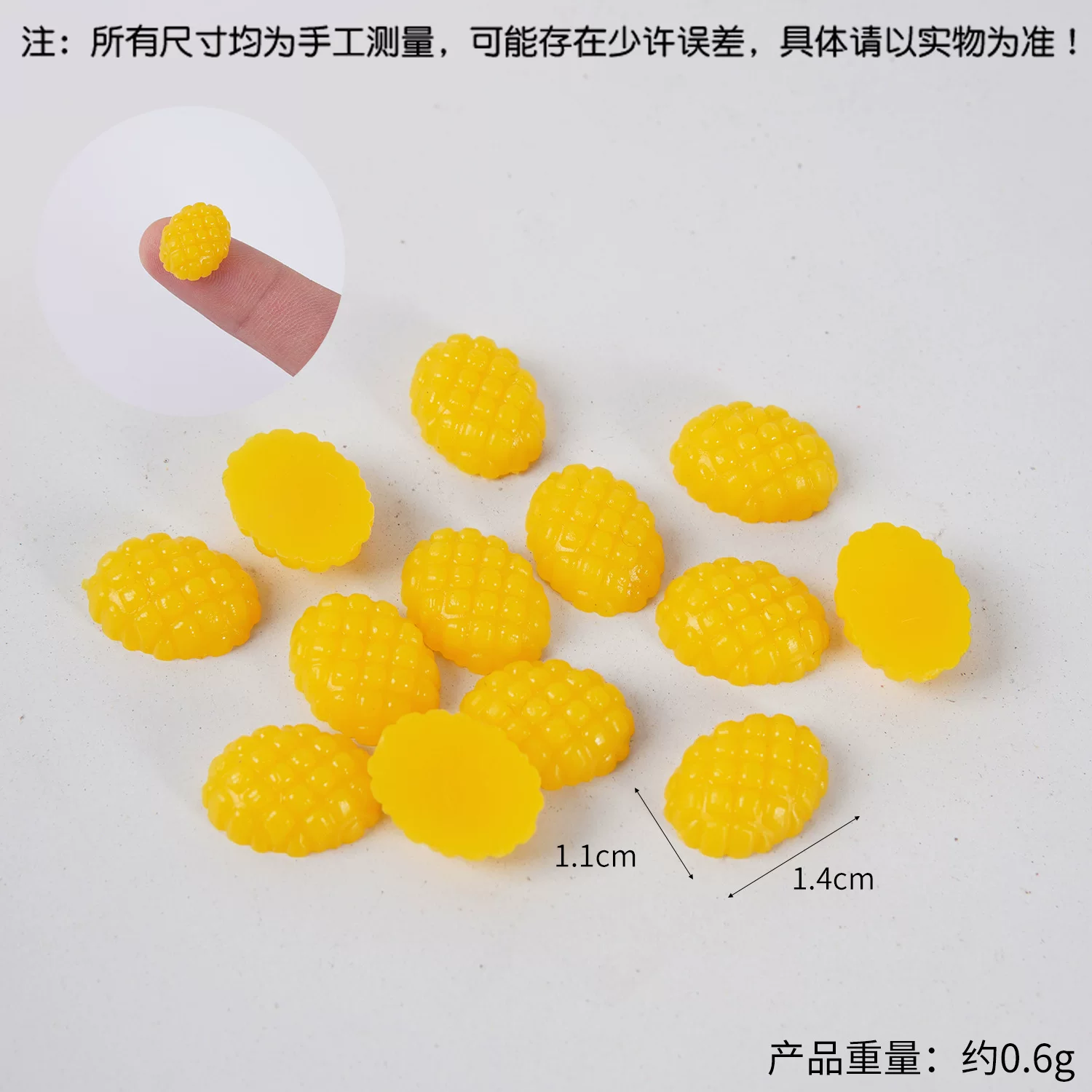Mini simulation miniature mango grain model DIY food play fruit scoop food accessories Play house children's toys