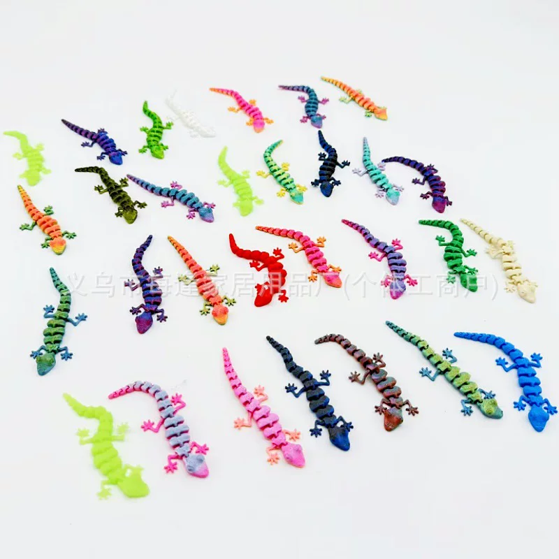 Every time there is a 3D printed family portrait series of simulation land family animal world model static decorative toy