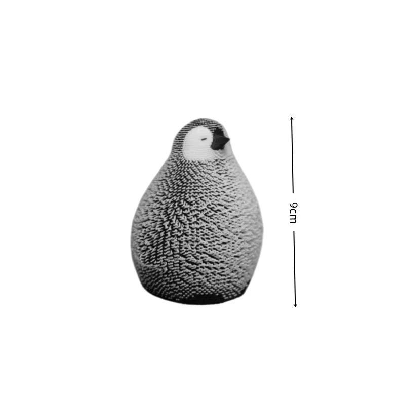 Every time there is a 3D printed family portrait series of simulation land family animal world model static decorative toy