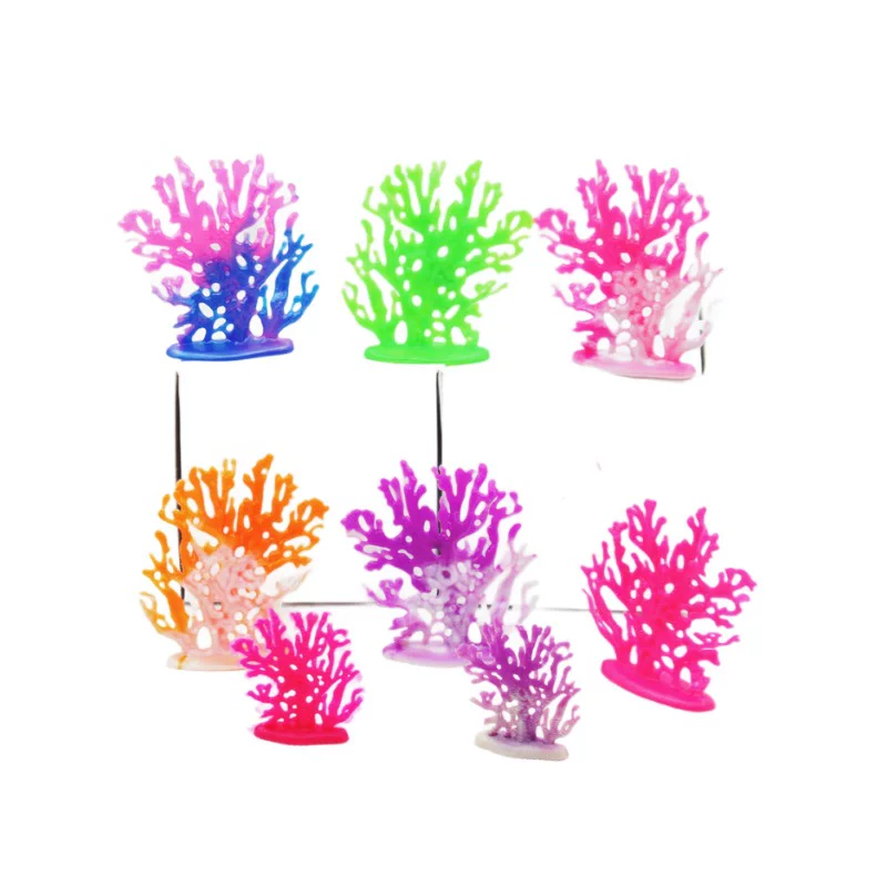 Underwater coral model toys, fish tank ornaments, Marine animals, micro-landscape landscaping, micro-landscape landscaping, seaweed