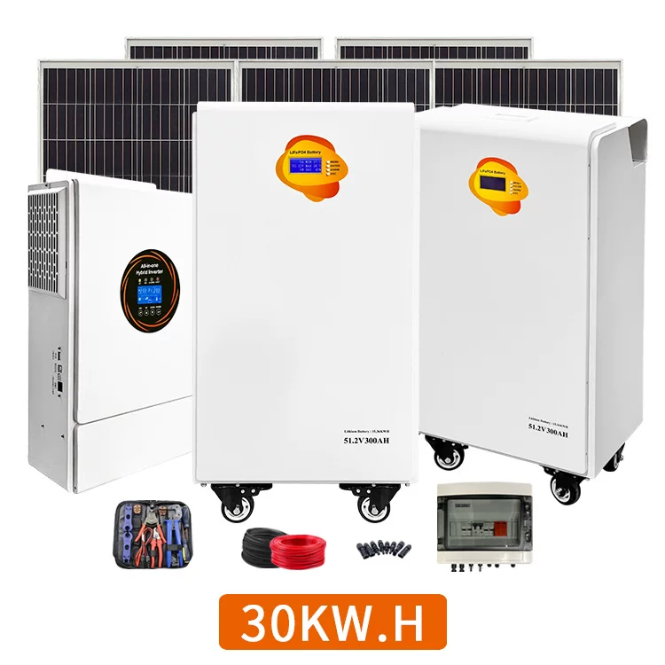 A complete set of 5-60KW household solar energy storage lithium battery systems and off-grid household photovoltaic energy storage system manufacturers