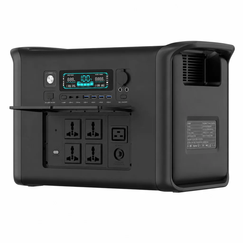 2600W (2600w) — портативный мобильный источник питания для домашних хозяйств с большой мощностью 2048Wh