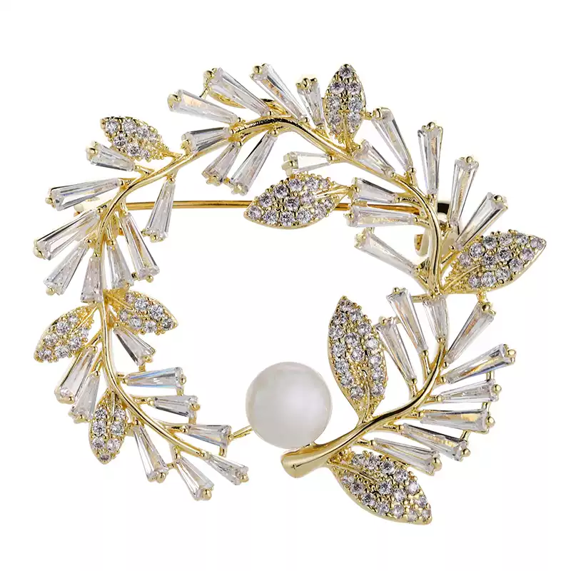 The original high-end brooch from Eternelle, France, is a versatile accessory for the 2026 new corsage suit collar